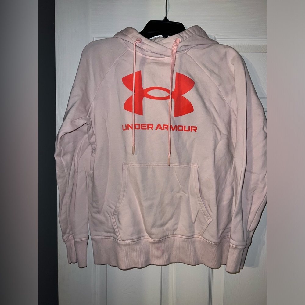 Under Armour Light Pink Fleece Hoodie